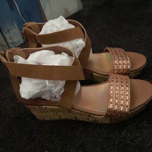 Girls Justice wedge sandals